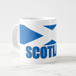 Schottland-Flagge Jumbo-Tasse