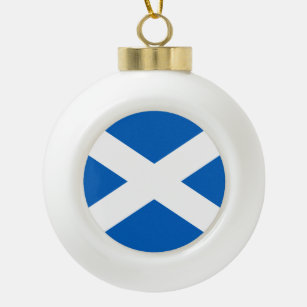 Schottland-Flagge Keramik Kugel-Ornament
