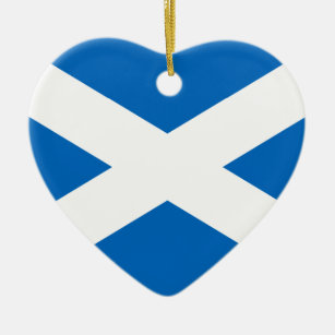 Schottland-Flagge Keramikornament