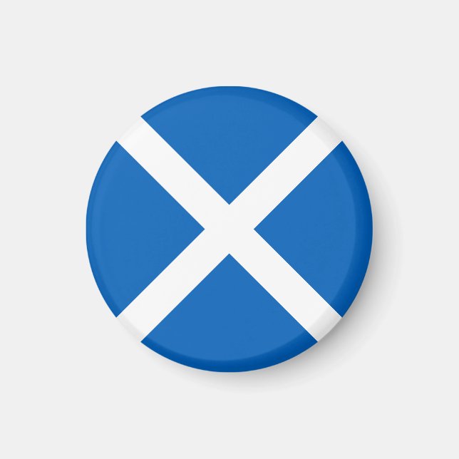 Schottland-Flagge Magnet (Vorne)