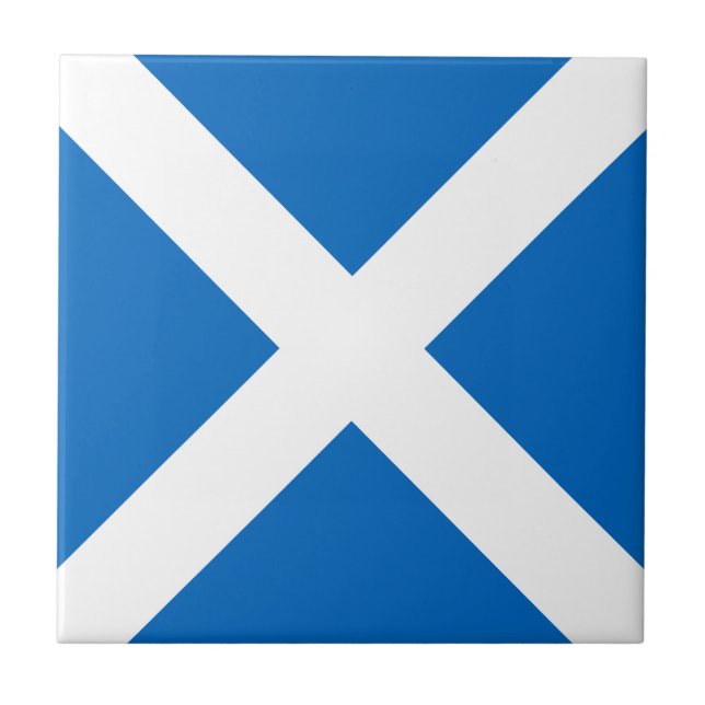 Schottland-Flagge - schottische Flaggen-Andenken Fliese (Vorderseite)