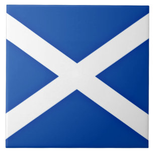 Schottland - Flagge Schottlands Fliese