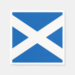 Schottland-Flagge Serviette
