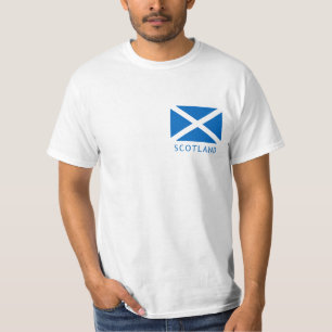 Schottland-Flagge und Löwe-zügelloser T - Shirt