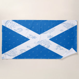 Schottland-Flaggen-Badetuch Strandtuch