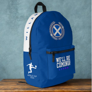 Schottland-Flaggenabzeichen   Fußball-Weltmeisters Bedruckter Rucksack