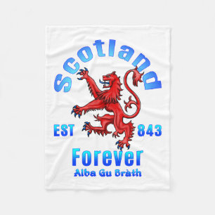 Schottland Forever Est 843 Alba Gu Brath Fleecedecke