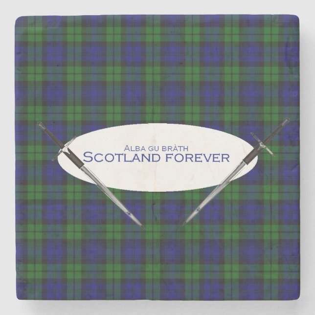 Schottland Forever Stone Untersetzer (Vorderseite)
