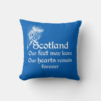 Schottland Forever Thistle Design Throw Kissen