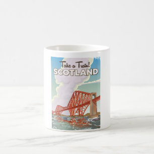 Schottland Fourth Bridge Reiseplakat. Tasse