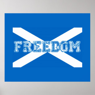 Schottland Freiheit Poster