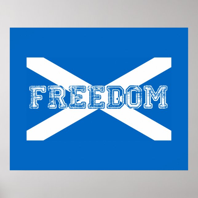 Schottland Freiheit Poster (Vorne)