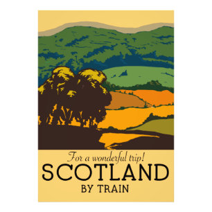 Schottland "Für eine wundervolle Reise!" Fotodruck