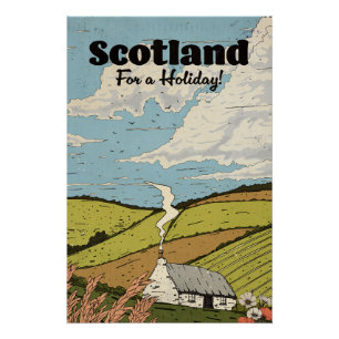 Schottland für einen Urlaub! Poster
