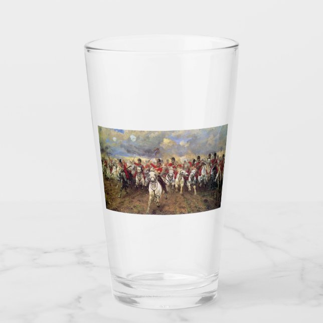 Schottland für immer (Kavalleriebeamte) (Militär) Glas (Vorderseite)