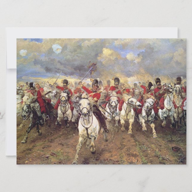 Schottland für immer (Kavalleriebeamte) (Militär) Karte (Vorderseite)