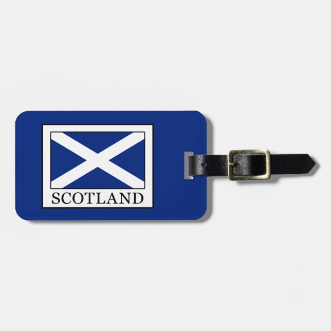 Schottland Gepäckanhänger (Vorderseite horizontal)