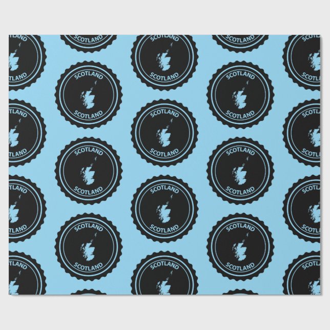 Schottland Geschenkpapier (Flach)