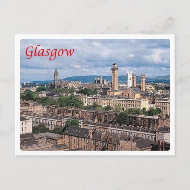 Schottland - Glasgow - Postkarte (Vorderseite)