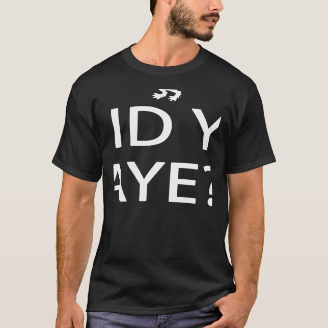 Schottland Herkunft hat Ye Aye T-Shirt (Vorderseite)