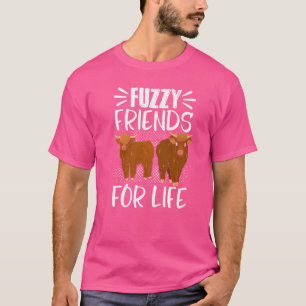 Schottland Highland Cattle Breeder Longhorn Fuzz T-Shirt