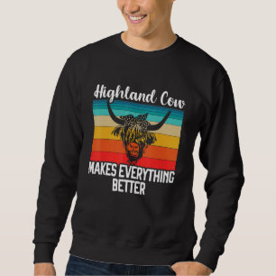 Schottland Highland Cow Schottland Highlander Catt Sweatshirt