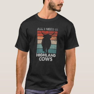 Schottland Highland Cow Schottland Highlander Catt T-Shirt