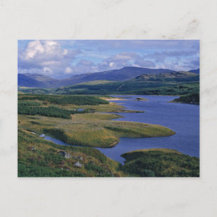 Schottland, Highland, Wester Ross, Loch Garry. An Postkarte