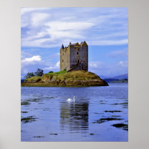 Schottland, Highland, Wester Ross, Loch Linnhe. Ei Poster