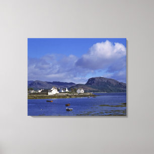 Schottland, Highland, Wester Ross, Plockton. Leinwanddruck