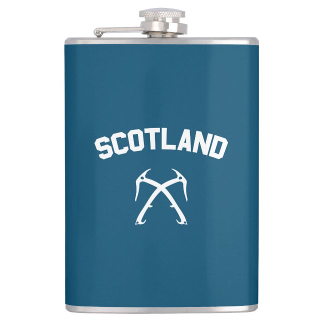 Schottland Ice Climbing Flachmann (Vorderseite)