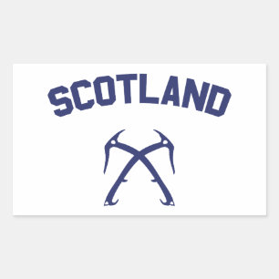 Schottland Ice Climbing Rechteckiger Aufkleber