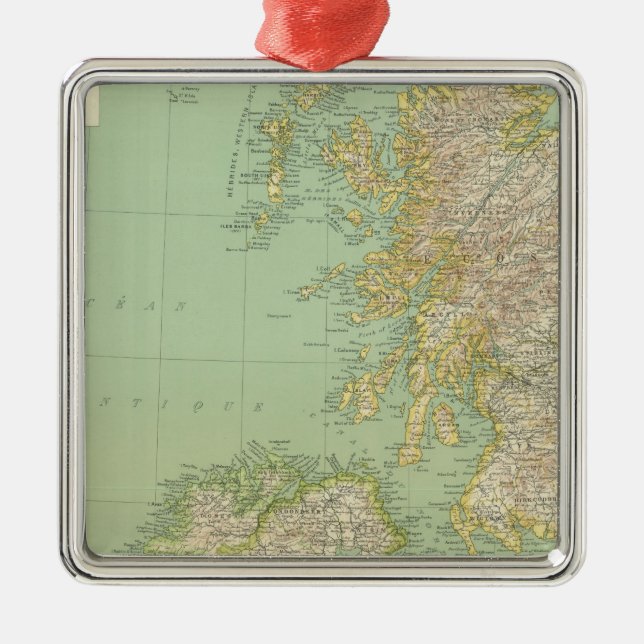 Schottland, Irland Silbernes Ornament (Vorne)