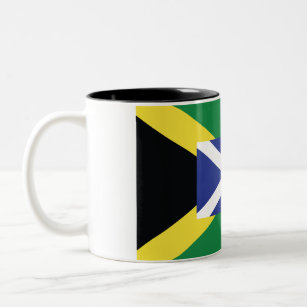 Schottland-/Jamaika-Tasse Zweifarbige Tasse
