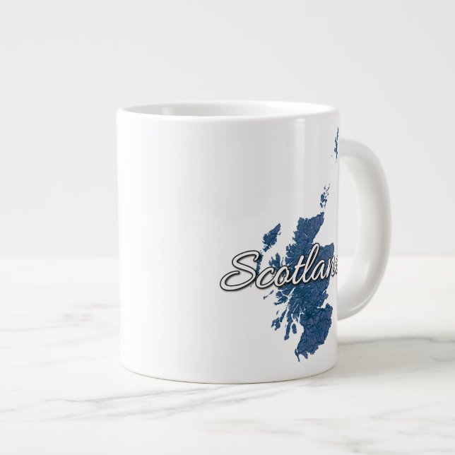 Schottland Jumbo-Tasse (Vorderseite Rechts)