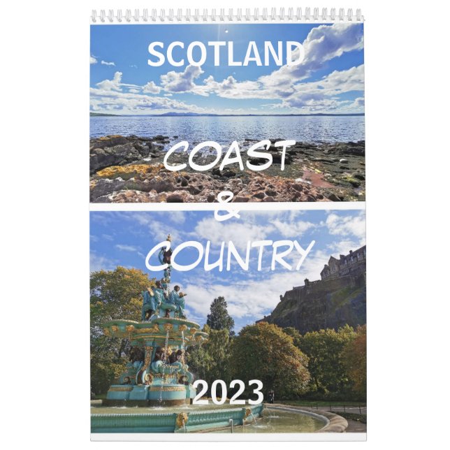 Schottland Kalender 2023 - Küste und Land (Titelbild)