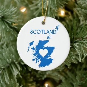 Schottland Keramik Ornament