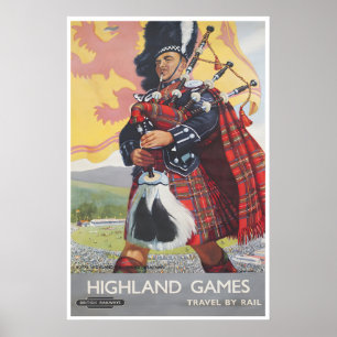 Schottland Kunst Schottischer Druck Britische Eise Poster
