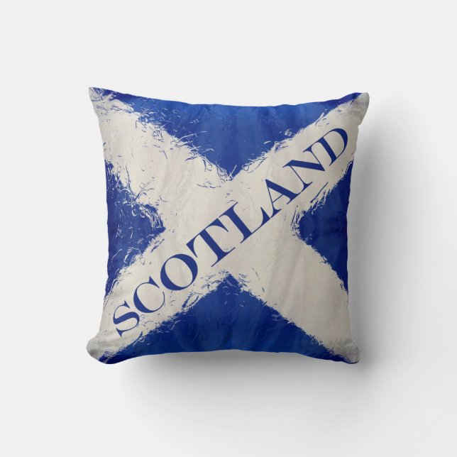 Schottland-Kunstflagge Kissen (Vorderseite)