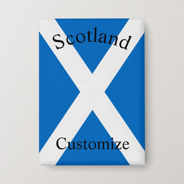 Schottland Landesflagge Thunder_Cove Button (Vorderseite)
