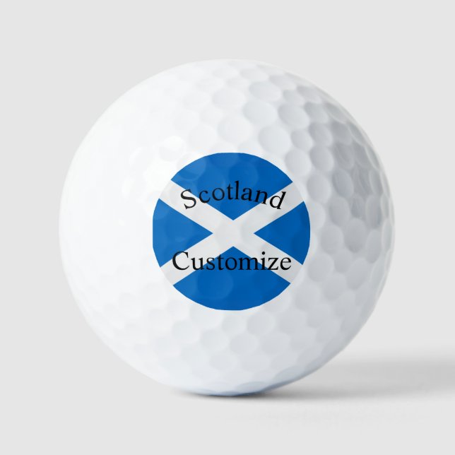 Schottland Landesflagge Thunder_Cove Golfball (Vorderseite)