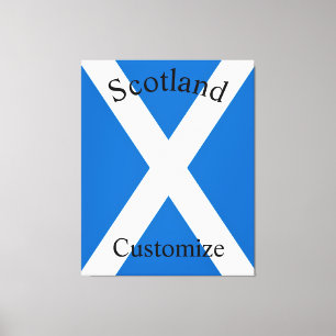 Schottland Landesflagge Thunder_Cove Leinwanddruck