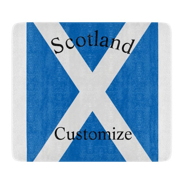 Schottland Landesflagge Thunder_Cove Schneidebrett (Vorderseite)