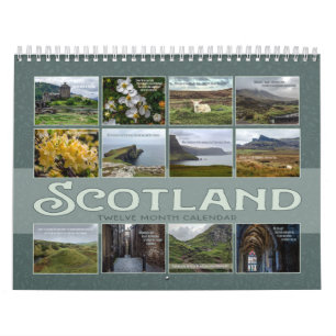 Schottland   Landschaftliche Fotos und Quotes-Kale Kalender