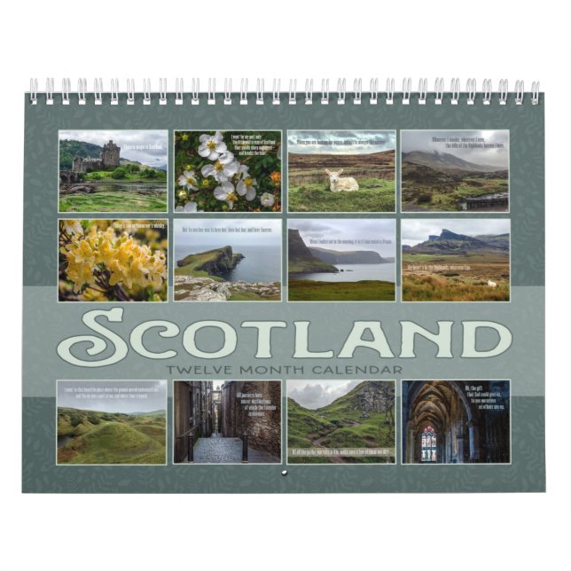 Schottland | Landschaftliche Fotos und Quotes-Kale Kalender (Titelbild)