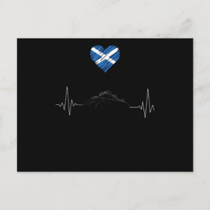 Schottland-Liebe Postkarte