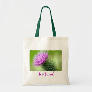 "Schottland" Lila Tüte von Thistle Tote Tragetasche