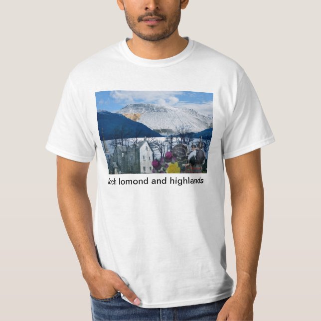 SCHOTTLAND LOCH LOMOND T-Shirt (Vorderseite)