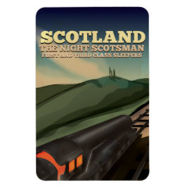 Schottland Locomotive Travel Poster Magnet