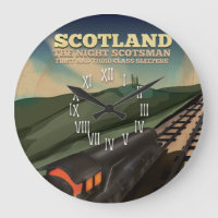 Schottland-Lokomotiven-Reiseposter